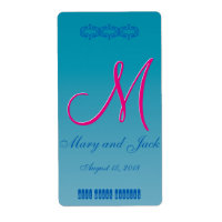 Eau bleue 3d Monogramme