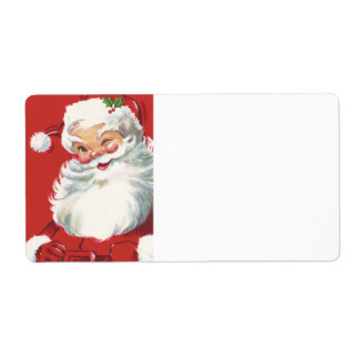 Étiquette Éclairage de Père Noël