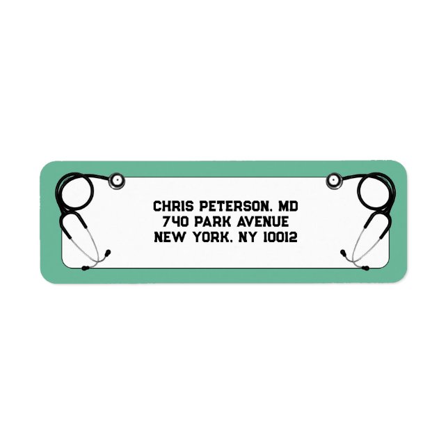 Étiquette École Médicale (Devant)