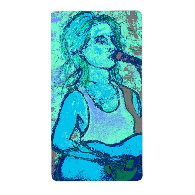 Étiquette écran de la chansonnette (Devant)