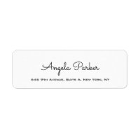 Écriture manuscrite simple blanc professionnel mod