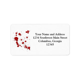 Étiquette Eeew, c'est ce sang sur ton