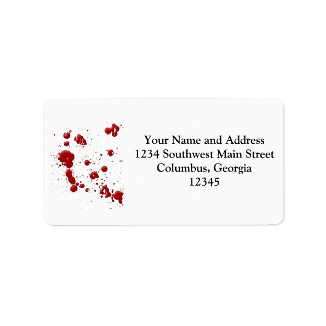 Étiquette Eeew, c'est ce sang sur ton (Devant)