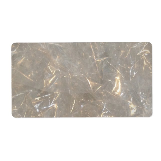 Étiquette Effacer le motif d'image de cellophane (Devant)