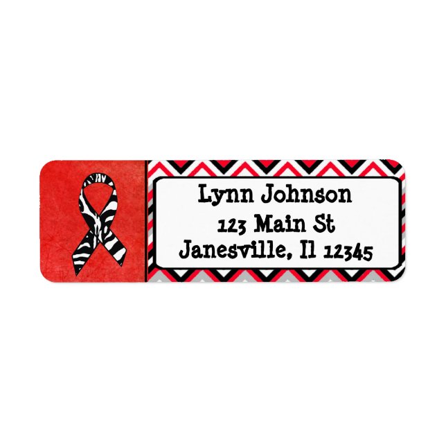 Étiquette Ehlers-Danlos syndrome EDS Adresse de retour Label (Devant)