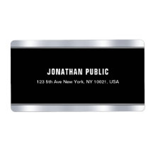 Elégant Black Silver Elegant Modèle Livraison