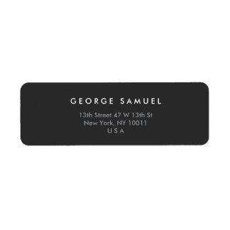 Étiquette Élégant branding d'entreprise minimaliste