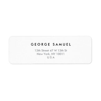 Étiquette Élégant branding d'entreprise minimaliste