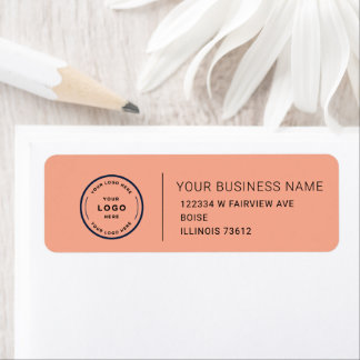 Étiquette Elegant Custom Business Return Address Label