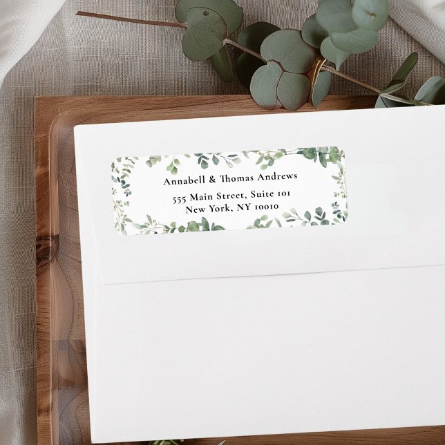 Étiquette Élégant, Eucalyptus (Créateur téléchargé)