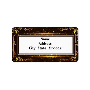 Étiquette Elegant Frame