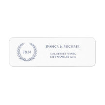 Élégant Mariage de couronne bleu marine