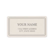 Élégant Minimaliste Crème Beige 