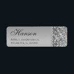 Étiquette Elegant Silver 70th Birthday Adresse de retour<br><div class="desc">Ces élégantes étiquettes d'adresse de retour 70e anniversaire de parties scintillant en argent et côté diamant sont tellement utiles lorsque vous vous adressez aux invitations de soixante-dixième anniversaire de votre être cher ou de votre être cher. Chic, tendance et design tout en étant classe. Les polices modernes mais traditionnelles sont...</div>