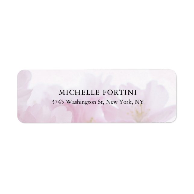 Étiquette Élégant simple moderne (Devant)