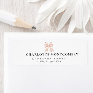 Étiquette Elegant, tying the Pink Bow bridal shower