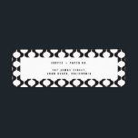 Étiquette Elegant vintage baubles retro Christmas<br><div class="desc">Elegant vintage baubles retro Christmas holiday address labels.  Background color can be customized. Part of a coordinating collection.</div>