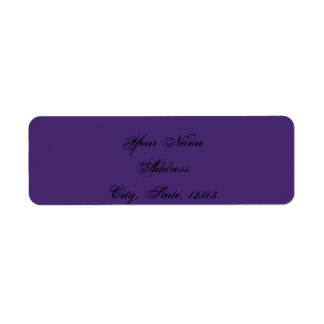 Étiquette Élégant violet gothique Mariage de nuit Posh Étiqu