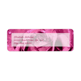 Étiquette Élégante Rose rose Fille