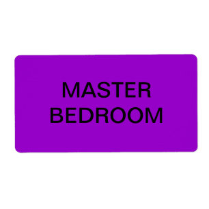 Étiquette Emballage et déplacement de chambre à coucher