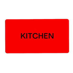 Étiquette Emballage et déplacement de cuisine