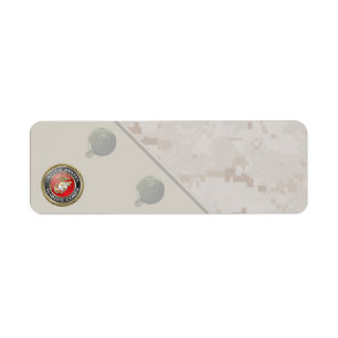 Étiquette Emblème et uniforme USMC [3D]