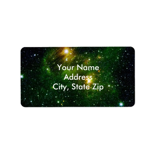 Étiquette Emerald Nebula (Devant)