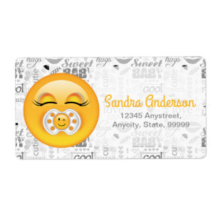 Étiquette Emoji Sweet Baby ID231