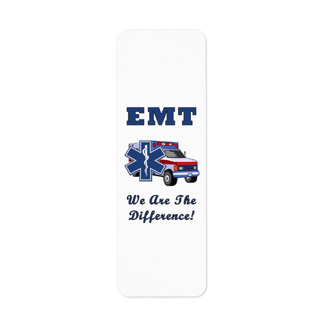 Étiquette EMT Nous Sommes La Différence (Devant)