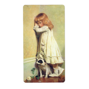 Étiquette En honte de Charles Burton Barber, Art Vintage