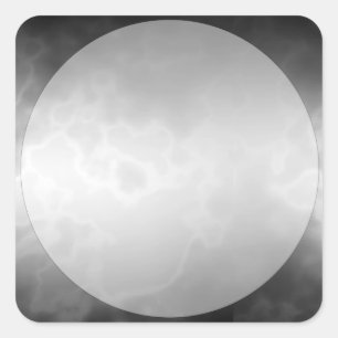 Étiquette en marbre noir Carré petit