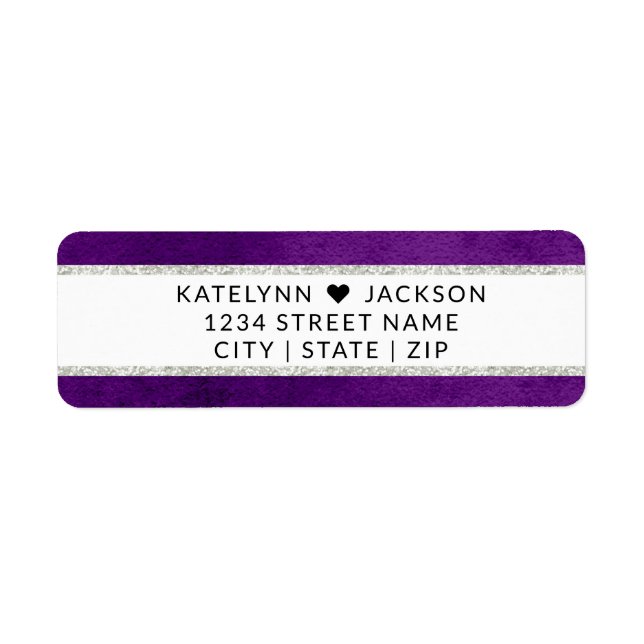 Étiquette Enchanted Floral Mariage Papier à lettres Adresse  (Devant)