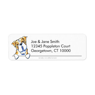 Étiquette English Bulldog Clean n Simple