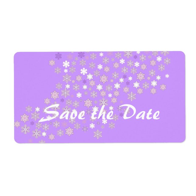 Étiquette Enregistrer la date (Devant)