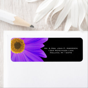 Étiquette Enregistrer la date Lime Gerber Daisy