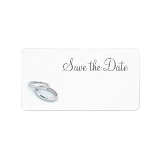 Étiquette Enregistrer les bandes Mariage Date/Argent
