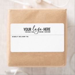 Étiquette Entreprise Votre logo ici Expédition postale