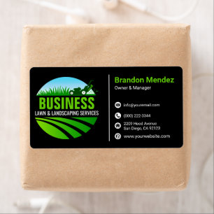 Étiquette Entretien de pelouse aménagement paysager service 