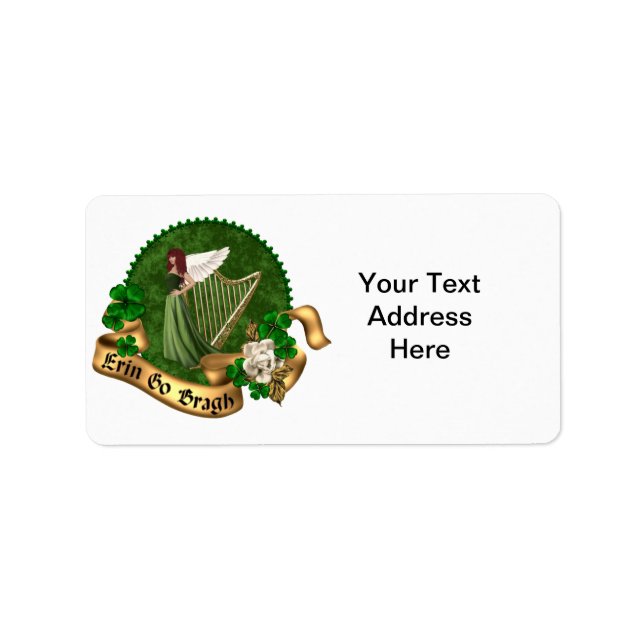 Étiquette Erin Go Bragh Irish (Devant)