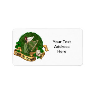 Étiquette Erin vont Irlandais de Bragh