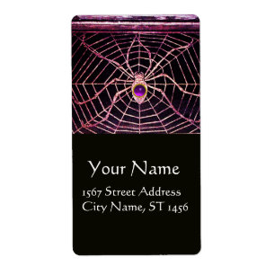 Étiquette ESPRIT ET WEB Améthyste violet noir