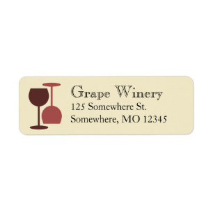 Étiquette Établissement vinicole/vinothèque d'étiquettes