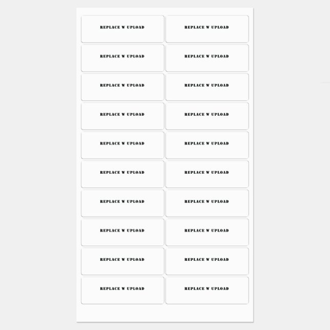 Étiquette étanche pour les entreprises, les artist (Feuille)