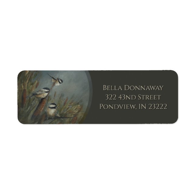 Étiquette Étang des mésanges (Devant)