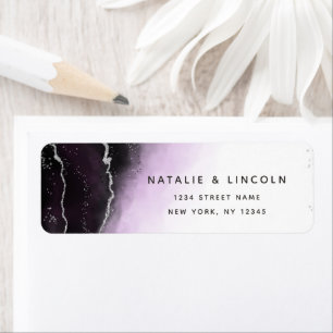 Étiquette Ethereal Mist Ombre Ultra Violet Adresse de retour