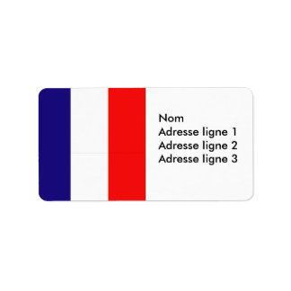 Étiquette Étiquette de adresse ou nom