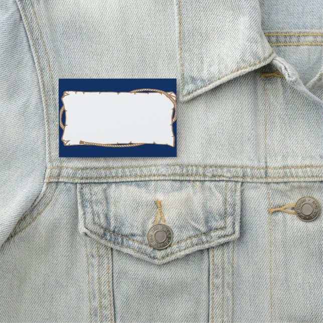 Étiquette Étiquette occidental avec nom de la part (En situation)