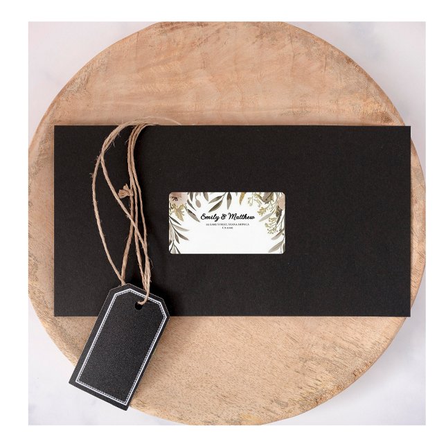 Étiquette Etiquettes d'adresse de retour du concepteur de l' (Créateur téléchargé)