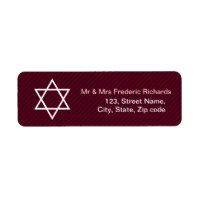Étoile de David Bat mitzvah Motif