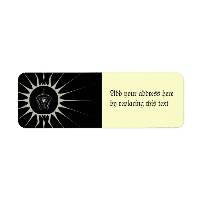Étiquette Étoile dorée (Devant)